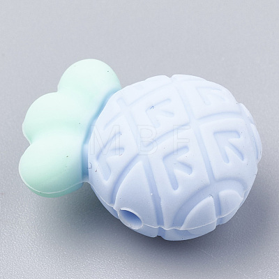 Food Grade Eco-Friendly Silicone Focal Beads SIL-N001-06C-1