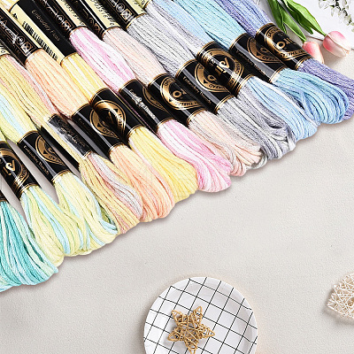 6-Ply Polyester Embroidery Floss OCOR-WH20074-15B-1