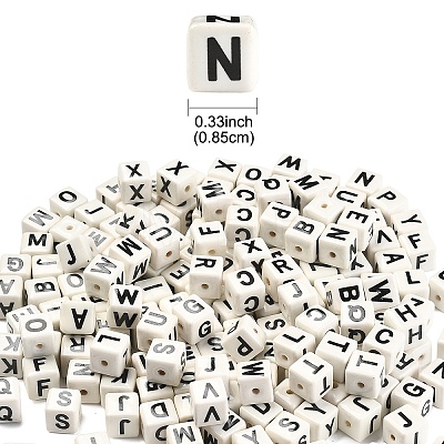 20Pcs Porcelain Beads PORC-FS0001-08G-1
