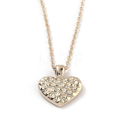 Golden Plated Heart with Constellation/Zodiac Sign Alloy Enamel Pendant Necklaces NJEW-H214-A07-G-1