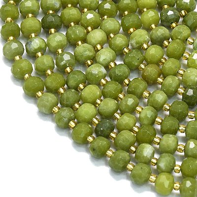 Natural Chinese Jade Beads Strands G-K389-E85-01-1