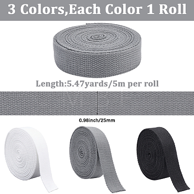 15M 3 Colors Polycotton Ribbons OCOR-CY0002-67-1