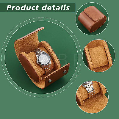 Imitation Leather Watch Package Boxes CON-WH0086-027-1