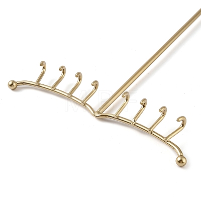 Detachable Iron Necklaces Display Rack ODIS-Q042-02G-1