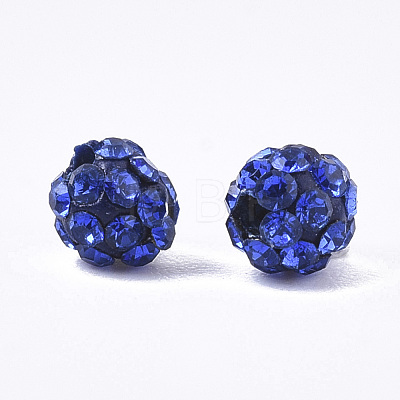 Pave Disco Ball Beads RB-T017-01-03-1