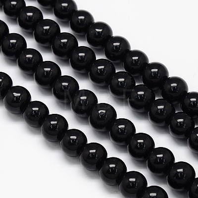 Crystal Glass Round Beads Strands EGLA-F037-8mm-B03-1