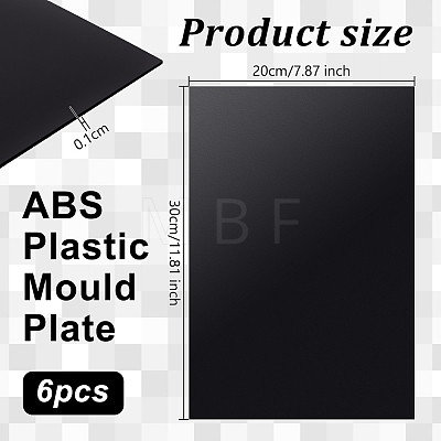 ABS Plastic Mould Plates AJEW-WH0314-399A-01-1