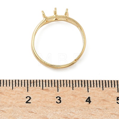 Adjustable Brass Finger Ring Trays for Hanging Pendant KK-K414-03C-G-1