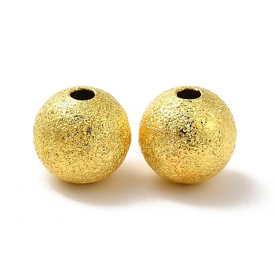 Brass Textured Beads EC225-G-1