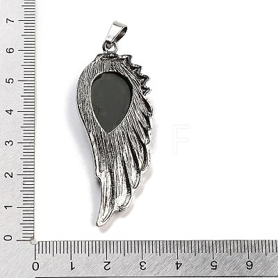 Natural Indian Agate Big Pendants G-G112-02AS-10-1
