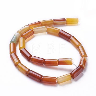 Natural Dyed Agate Beads Strands G-G775-A-08-1
