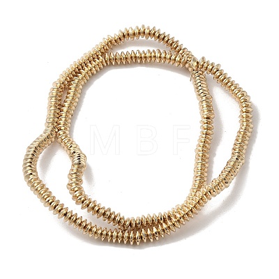 Electroplated Synthetic Non-magnetic Hematite Beads Strands G-I364-F01-LG-1