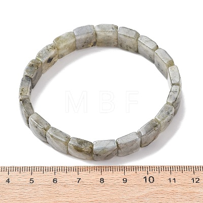 Natural & Synthetic Mixed Gemstone Faceted Beaded Stretch Bracelets for Women BJEW-K251-08-1