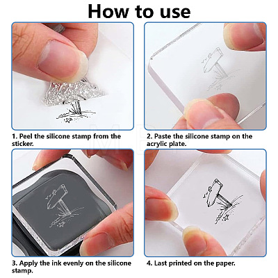 Custom PVC Plastic Clear Stamps DIY-WH0439-0238-1