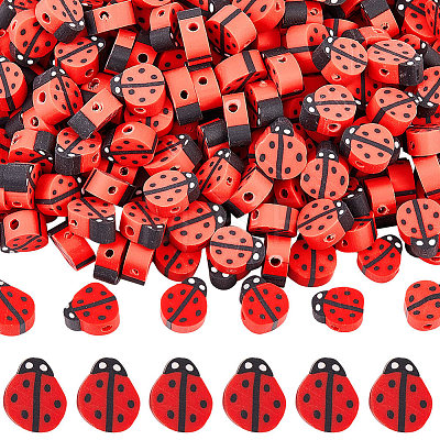 300Pcs Handmade Polymer Clay Beads CLAY-SC0002-24B-1