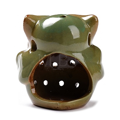 Ceramic Candle Holder Oil Burner ANIM-PW0003-075B-04-1