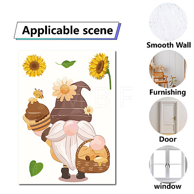 8 Sheets 8 Styles PVC Waterproof Wall Stickers DIY-WH0345-039-1