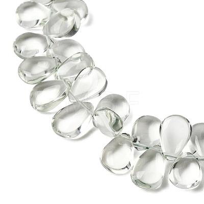 Natural Green Quartz Beads Strands G-D099-01A-1