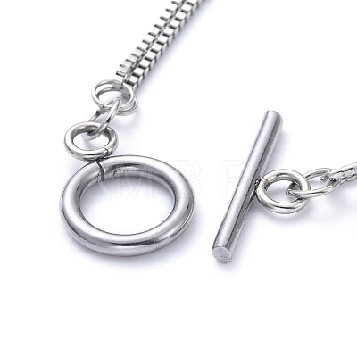 304 Stainless Steel Chain Necklaces NJEW-JN02767-1
