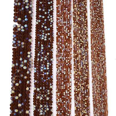 Transparent Glass Beads Strands LS-EGLA-A044-T3mm-MB02-1