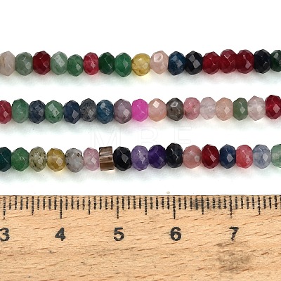 Dyed Natural White Jade Beads Strands GG-CBAF9EE-A10-3x4mm-1