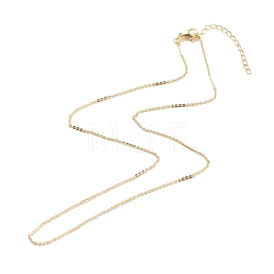 Brass Cable Chains Necklace for Women NJEW-P265-08G-1