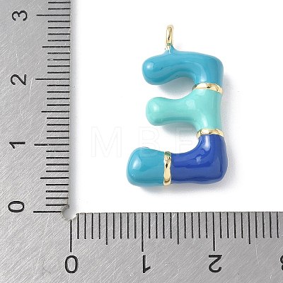 Brass Enamel Pendants KK-E093-03G-E-02-1