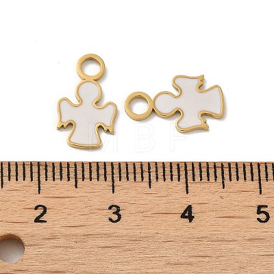 Ion Plating(IP) 316L Surgical Stainless Steel Charms STAS-D035-12G-1