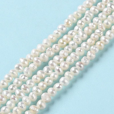 Natural Cultured Freshwater Pearl Beads Strands PEAR-E018-60-1