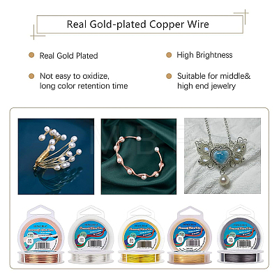 Round Craft Copper Wire CWIR-BC0001-0.5mm-B-1