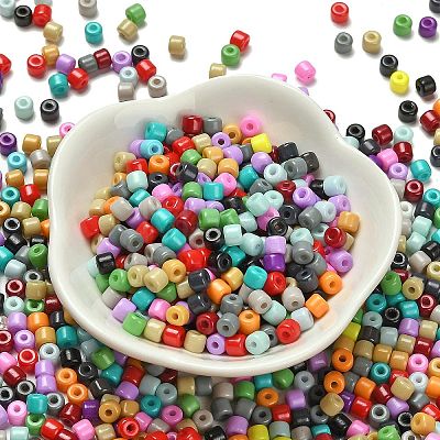 Baking Paint Pearlized Glass Seed Beads SEED-C001-04A-13-1