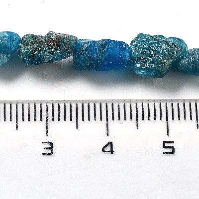 Raw Rough Natural Apatite Beads Strands G-P528-B04-01-1