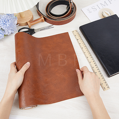 Rectangle PU Leather Fabric AJEW-WH0089-52A-02-1