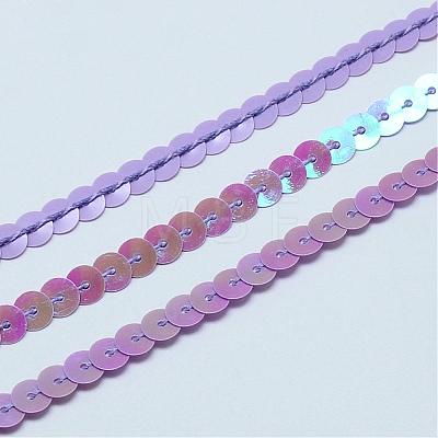 AB-Color Plastic Paillette Beads PVC-Q083-6mm-24-1