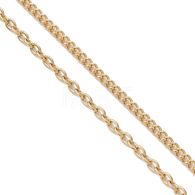 304 Stainless Steel Cable Chain Twisted Chain Slider Necklace Making AJEW-JB01512-01-1