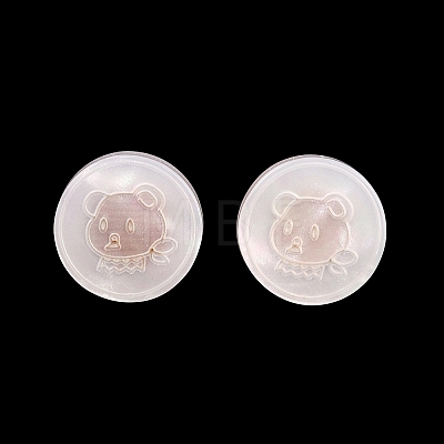 1-Hole Resin Alloy Shank Buttons FIND-B065-03G-01-1
