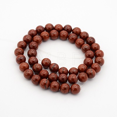 Natural Gemstone Round Bead Strands G-J302-08-12mm-1