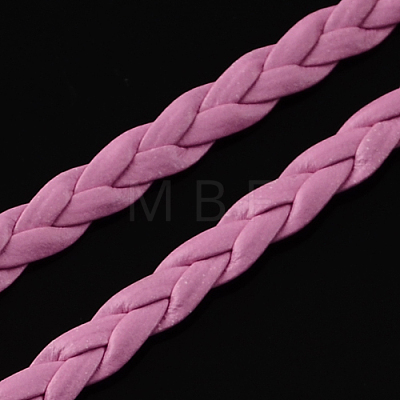 Braided Imitation Leather Cords LC-S002-5mm-06-1