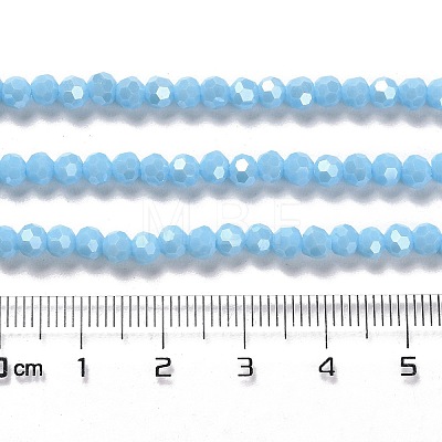 Electroplate Opaque Glass Beads Strands LS-EGLA-A035-P4mm-A08-1