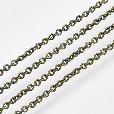 Brass Cable Chains CHC-034Y-AB-NR-1