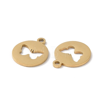 Ion Plating(IP) 304 Stainless Steel Charms STAS-F300-01G-1