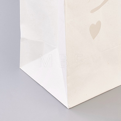 Hollow Candle Paper Bag CARB-WH0007-03-1