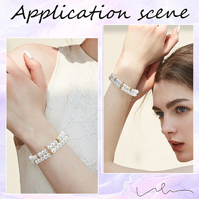 8Pcs 2 Colors Brass Micro Pave Clear Cubic Zirconia Twister Clasps ZIRC-BBC0001-97-1