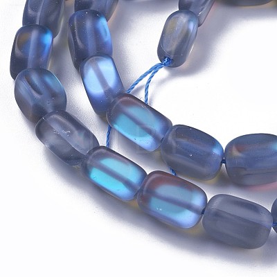 Synthetic Moonstone Beads Strands GLAA-F090B-F-1