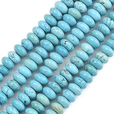 Dyed Natural Magnesite Beads Strands G-B173-A01-01-1