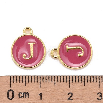 Golden Plated Alloy Enamel Charms X-ENAM-S118-08J-1