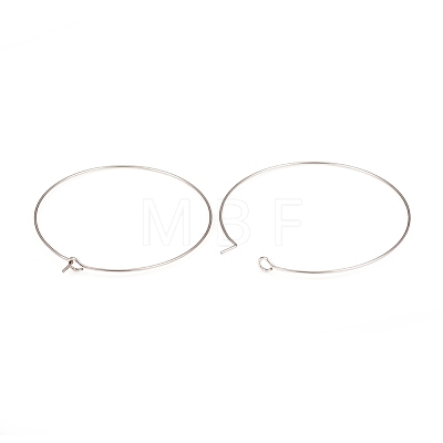 316L Surgical Stainless Steel Hoop Earring Findings STAS-G229-07P-05A-1