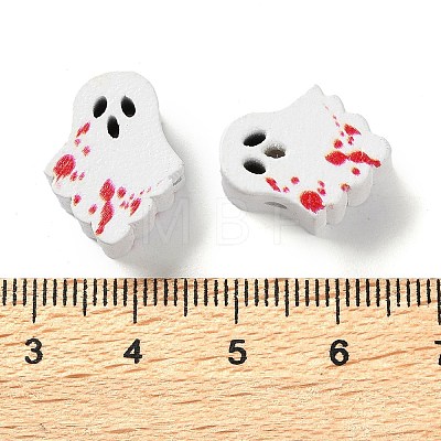 Printed Wood Beads WOOD-Z002-15A-1