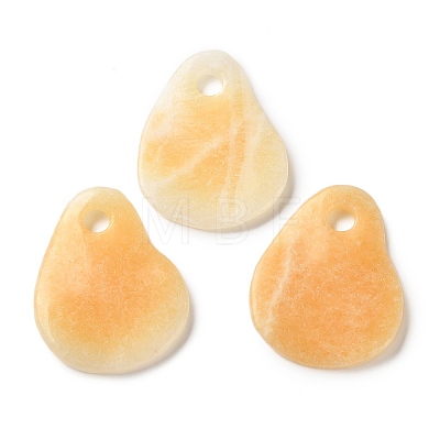 Natural Yellow Jade Big Pendants G-H338-01-1