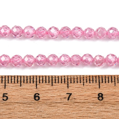 Cubic Zirconia Beads Strands G-G792-47-12C-1